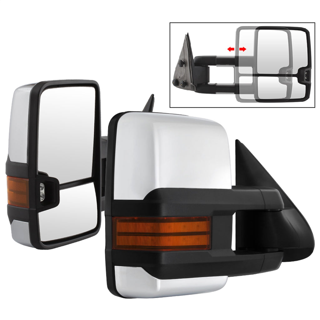 Spyder Auto 9936746 XTune Door Mirror Set for Select Chevrolet Silverado 1500, Chevrolet Silverado HD, Chevrolet Silverado 2500, Chevrolet Silverado HD, Chevrolet Silverado