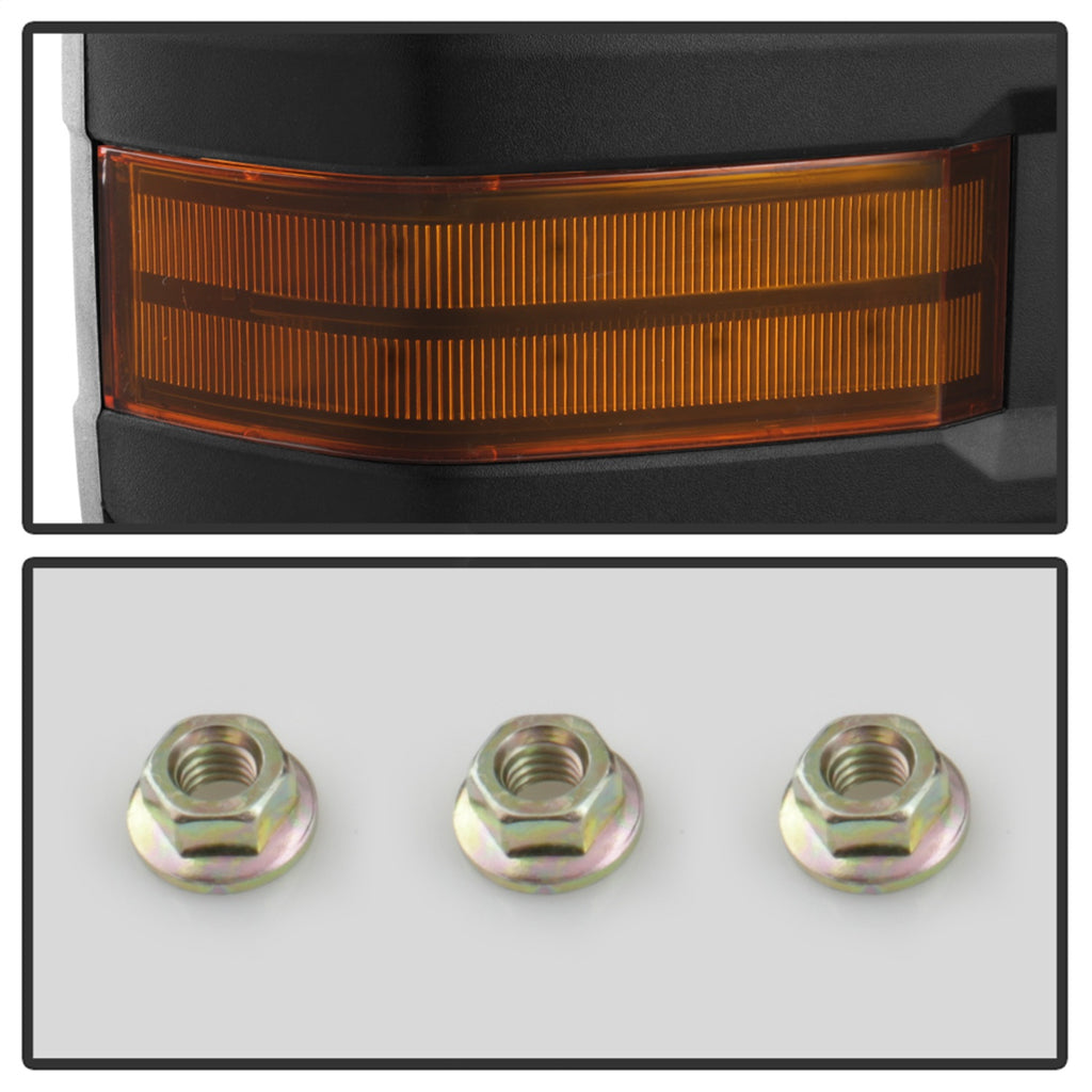 Spyder Auto 9936746 XTune Door Mirror Set for Select Chevrolet Silverado 1500, Chevrolet Silverado HD, Chevrolet Silverado 2500, Chevrolet Silverado HD, Chevrolet Silverado