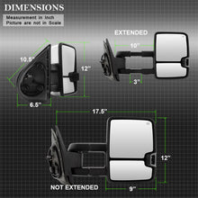 Load image into Gallery viewer, Spyder Auto 9936760 XTune Door Mirror Set for Select Chevrolet Silverado 1500, Chevrolet Silverado Classic, Chevrolet Silverado HD Classic, Chevrolet Silverado HD, Chevrolet Silverado HD Classic, Chevrolet Silverado Classic, Chevrolet Silverado HD