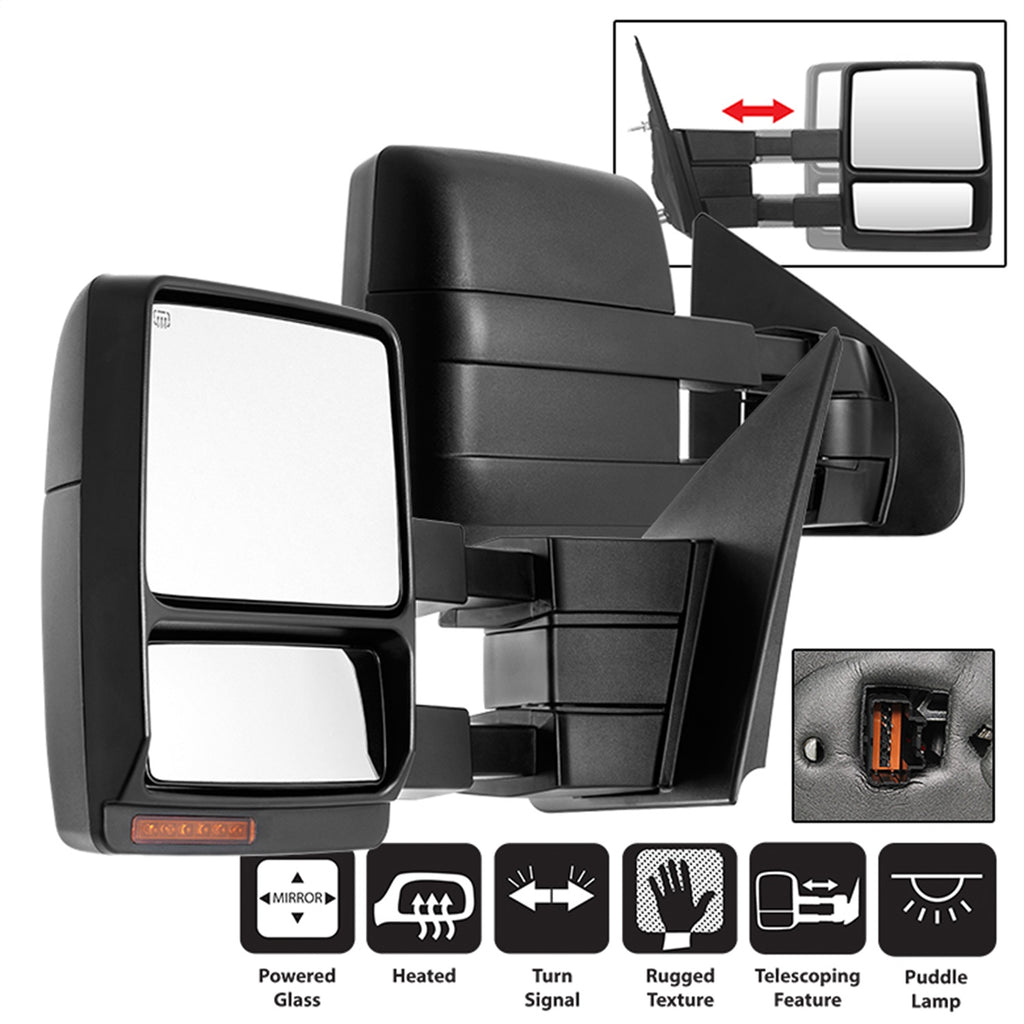 Spyder Auto 9936784 XTune Door Mirror Set for Select Ford F-150