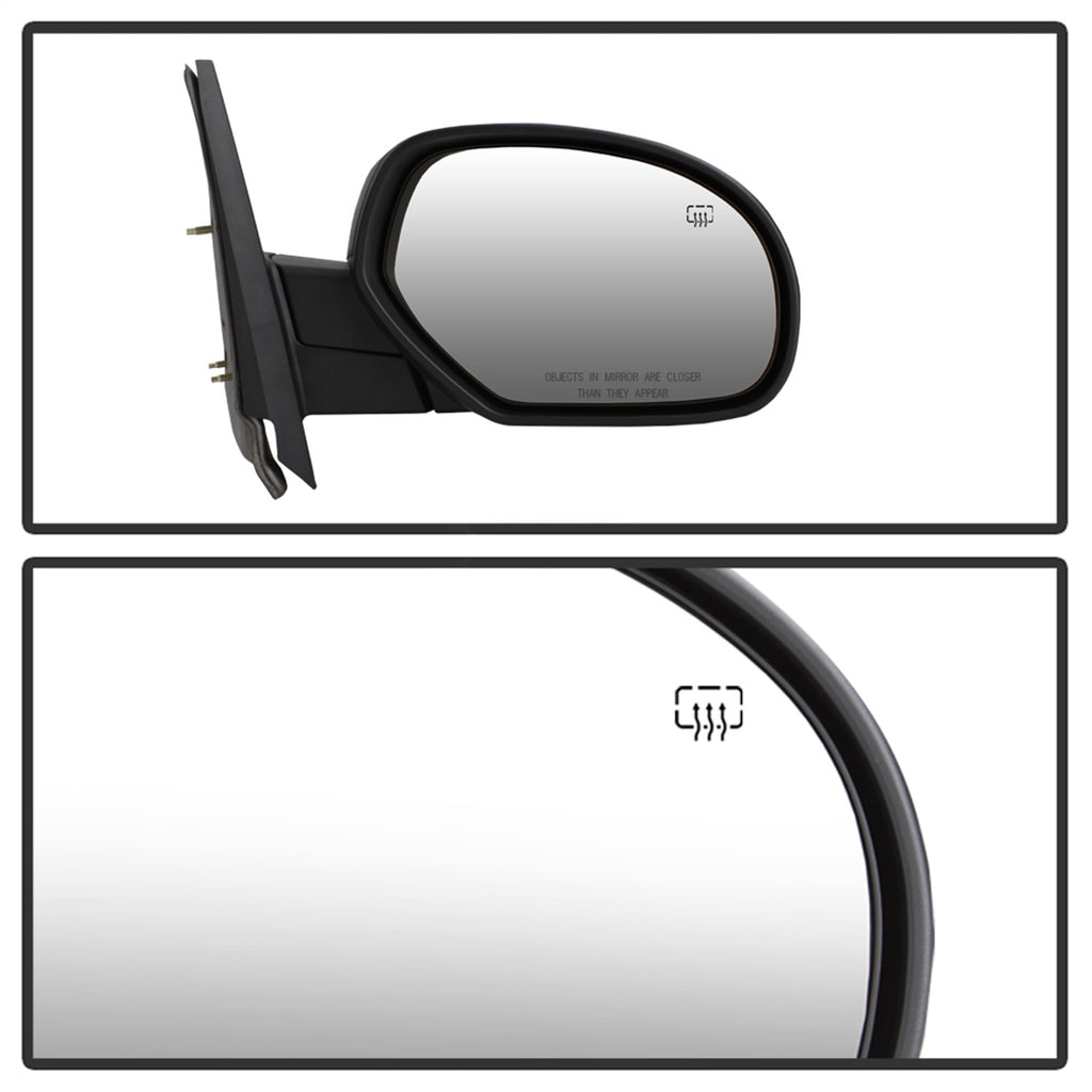 Spyder Auto 9938665 XTune Door Mirror for Select Chevrolet Silverado 1500, Chevrolet Silverado HD, Chevrolet Silverado HD