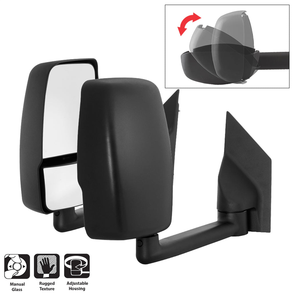 Spyder Auto 9942723 XTune Door Mirror Set for Select Chevrolet Express 1500, Chevrolet Express 2500, Chevrolet Express 3500, Chevrolet Express