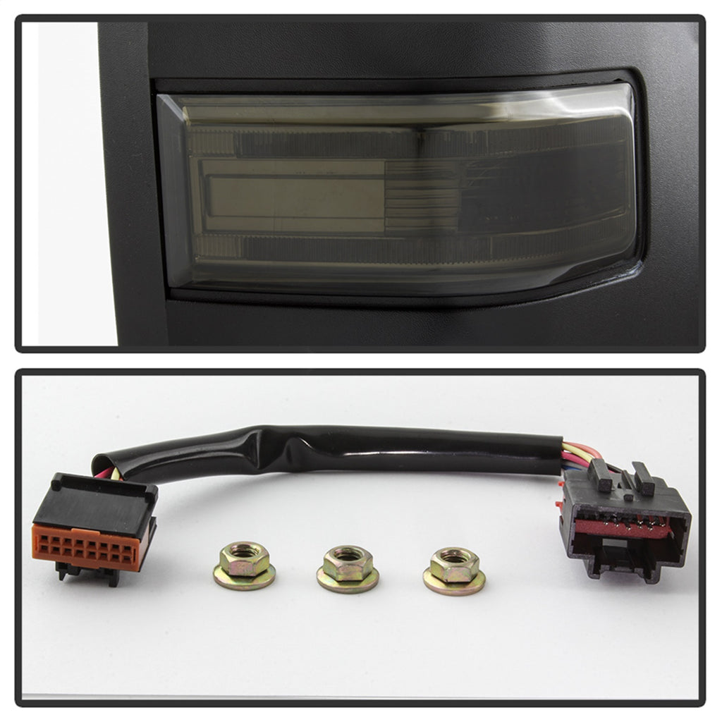 Spyder Auto 9943089 Power Heated LED Signal Telescoping Mirrors for Select Ford F-150, Ford F-150 Heritage