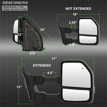 Load image into Gallery viewer, Spyder Auto 9943102 Power Heated LED Signal Telescoping Mirrors for Select Ford F-250 Super Duty, Ford F-350 Super Duty