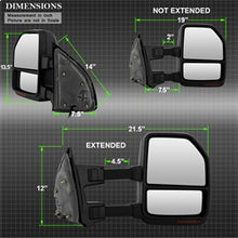 Load image into Gallery viewer, Spyder Auto 9943140 Manual Sequential LED Signal Telescoping Mirrors for Select Ford F-250 Super Duty, Ford F-350 Super Duty