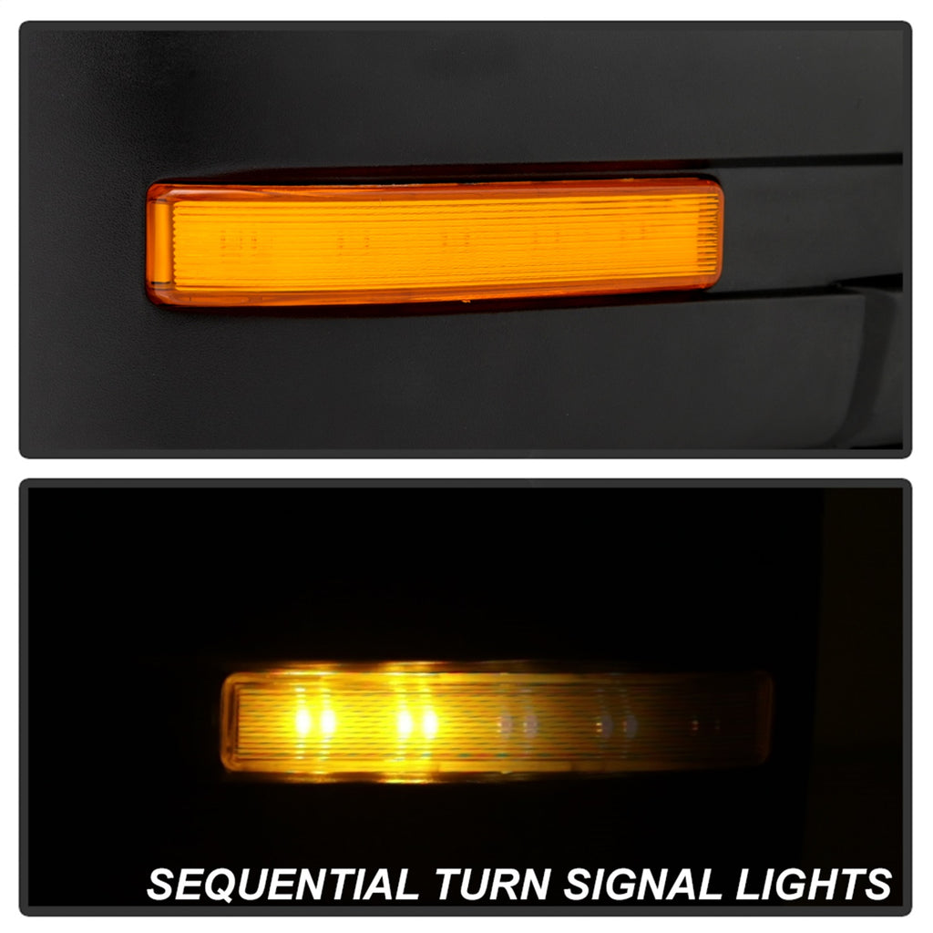 Spyder Auto 9943164 Power Heated Sequential LED Signal Mirror for Select Ford F-150, Ford F-150 Heritage