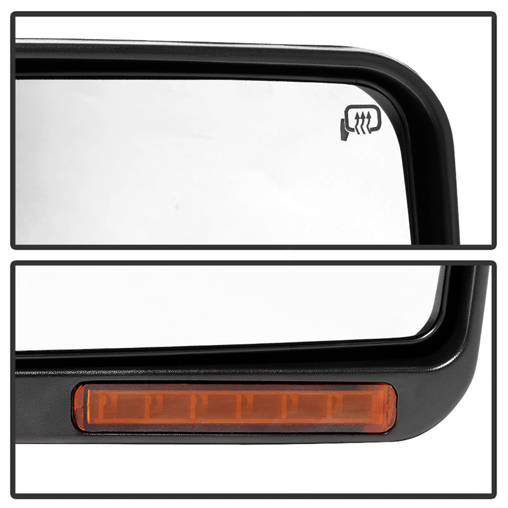 Spyder Auto 9943171 Power Heated Sequential LED Signal Mirror for Select Ford F-150