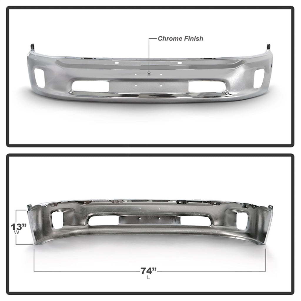 Spyder Auto 9948503 Front Bumper for Select Ram