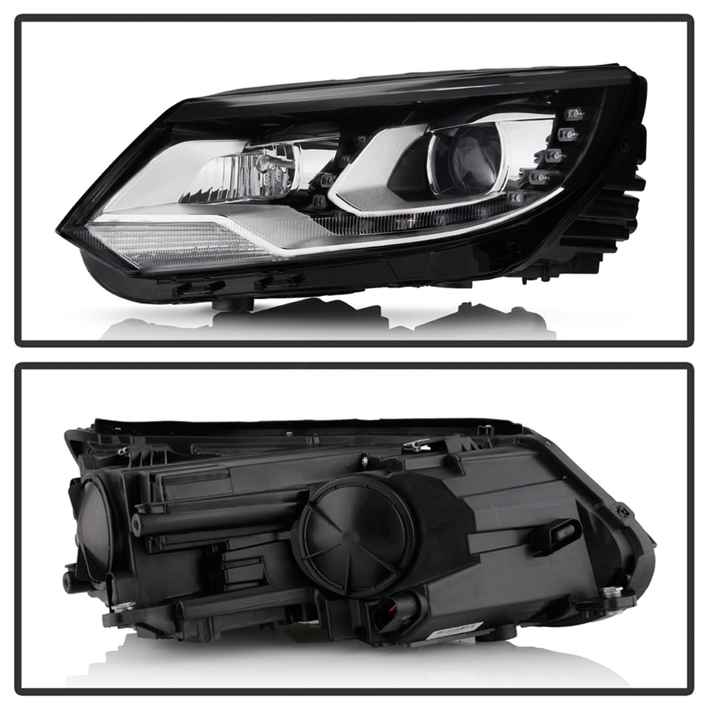 Spyder Auto 9948527 DRL LED Projector Headlights for Select Volkswagen Tiguan