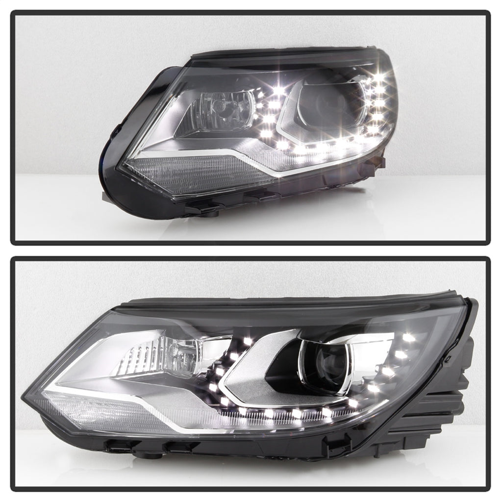 Spyder Auto 9948527 DRL LED Projector Headlights for Select Volkswagen Tiguan