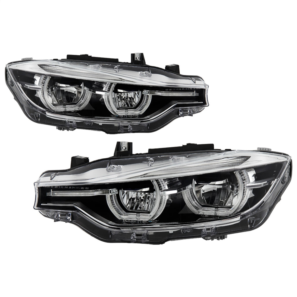 Spyder Auto 9948534 Halo LED Projector Headlights for Select BMW 320i, BMW 320i xDrive, BMW 328d, BMW 328d xDrive, BMW 328i, BMW 328i xDrive, BMW 335i, BMW 335i xDrive