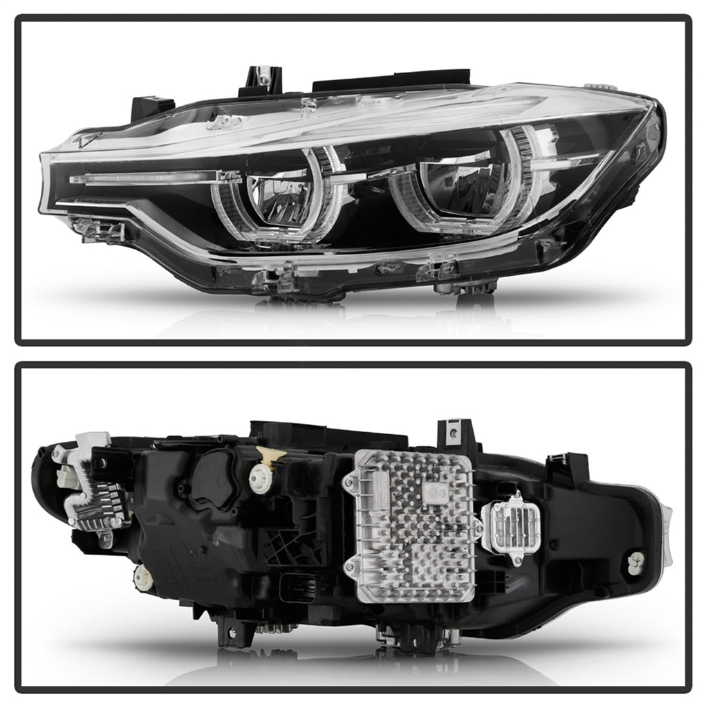 Spyder Auto 9948534 Halo LED Projector Headlights for Select BMW 320i, BMW 320i xDrive, BMW 328d, BMW 328d xDrive, BMW 328i, BMW 328i xDrive, BMW 335i, BMW 335i xDrive