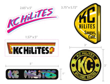 Load image into Gallery viewer, KC HiLiTES 9948 KC Throwback Logos Sticker Pack