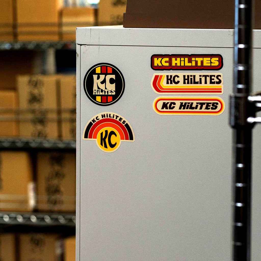 KC HiLiTES 9949 KC Throwback Logos Sticker Pack