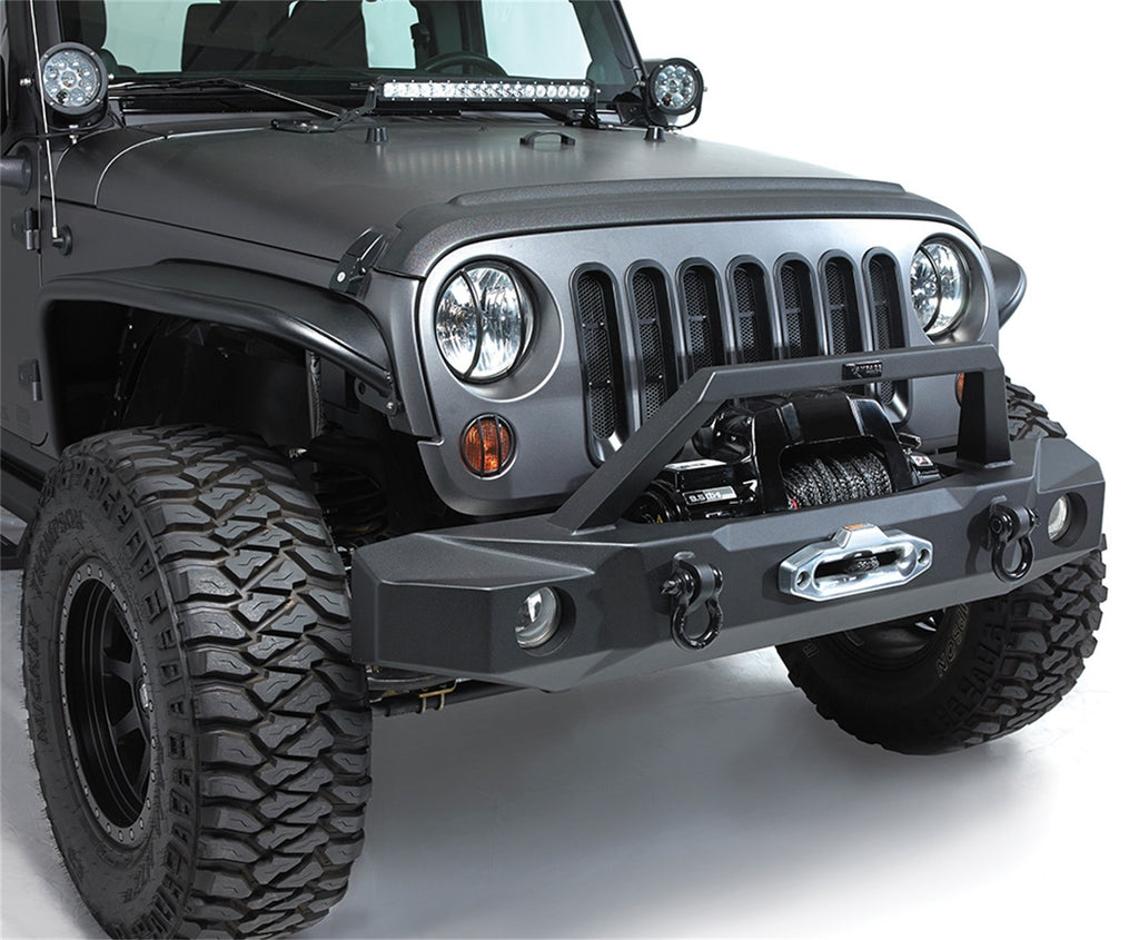 Rampage 99510 TrailGuard Front Bumper for Select Jeep Wrangler, Jeep Wrangler JK