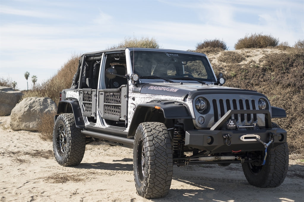 Rampage 99510 TrailGuard Front Bumper for Select Jeep Wrangler, Jeep Wrangler JK