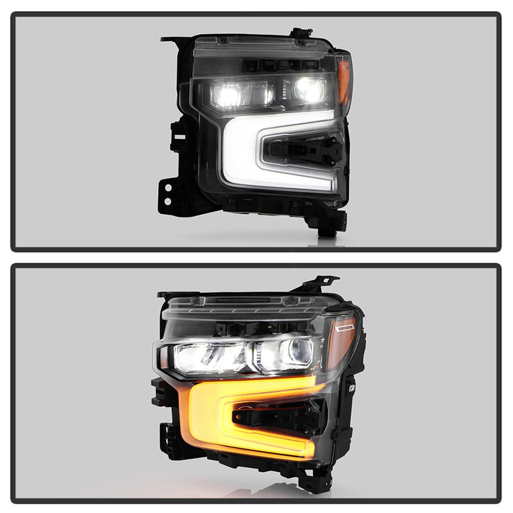 Spyder Auto 9956249 DRL LED Projector Headlights for Select Chevrolet Silverado