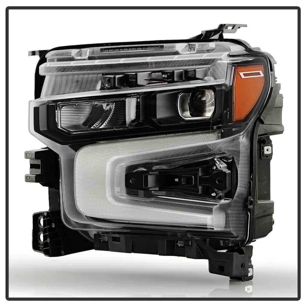 Spyder Auto 9956249 DRL LED Projector Headlights for Select Chevrolet Silverado