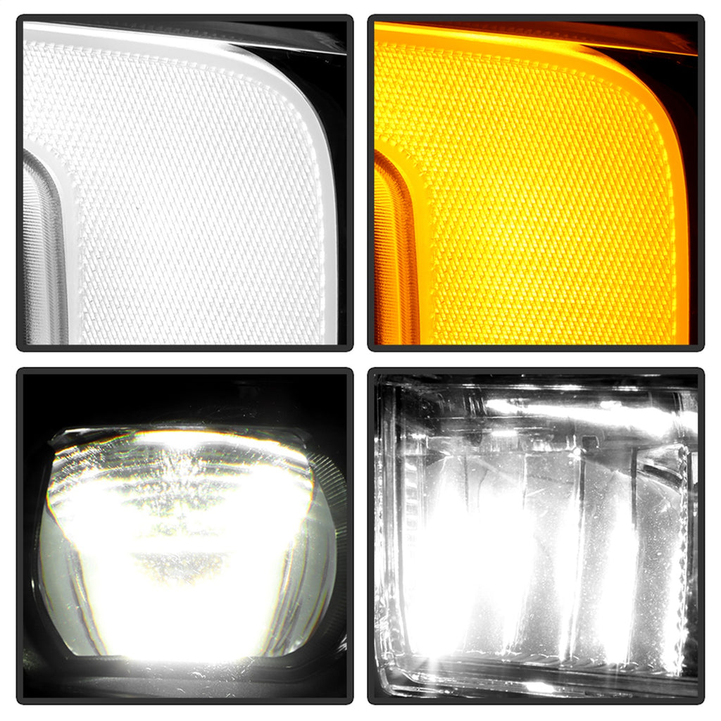 Spyder Auto 9956256 DRL LED Projector Headlights for Select Chevrolet Silverado