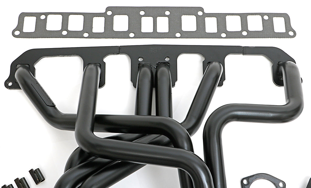 Hedman Hedders 99600 Uncoated Dual-Outlet Long-Tube Headers for 72-86 JEEP CJ5, CJ6, CJ7 w/232-258 L6 for Select Jeep CJ5, Jeep CJ6, Jeep CJ7