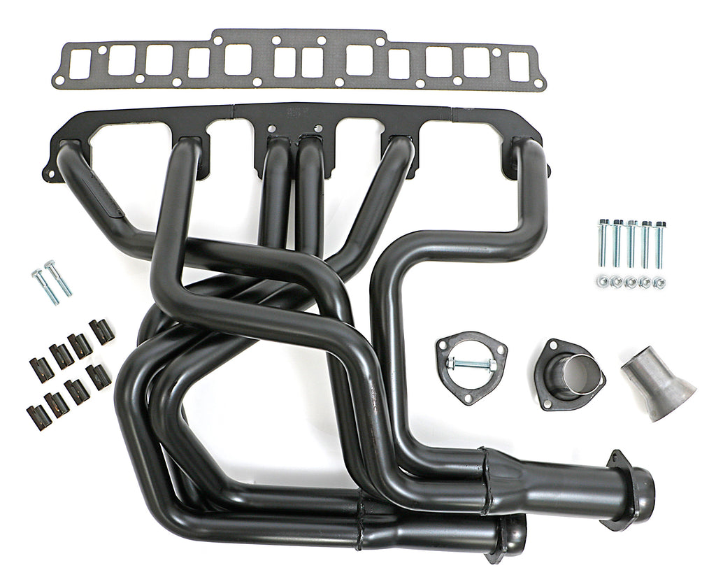 Hedman Hedders 99600 Uncoated Dual-Outlet Long-Tube Headers for 72-86 JEEP CJ5, CJ6, CJ7 w/232-258 L6 for Select Jeep CJ5, Jeep CJ6, Jeep CJ7