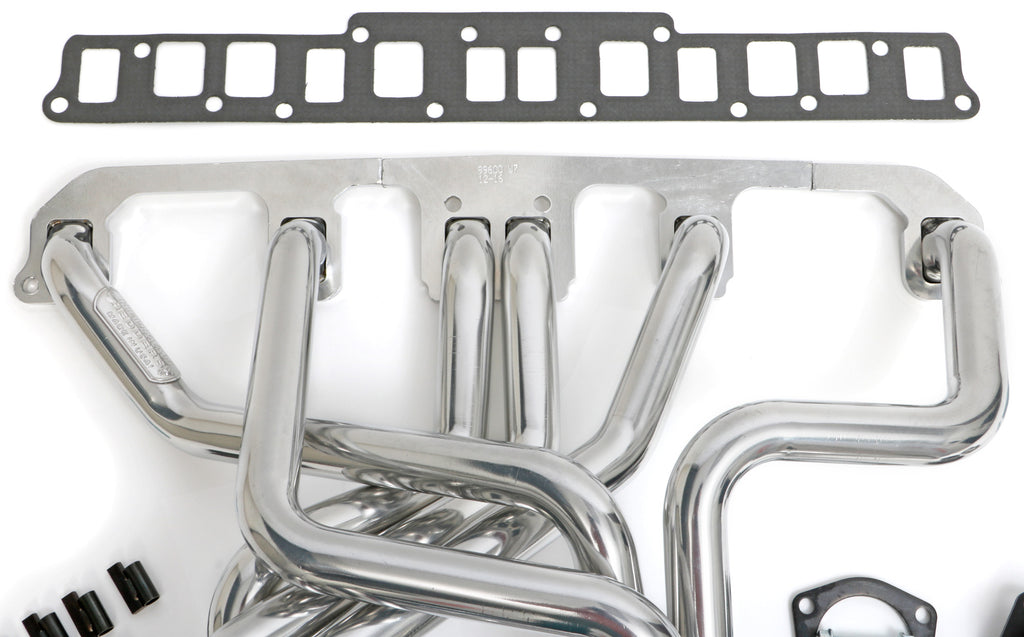 Hedman Hedders 99606 Silver Dual-Outlet Long-Tube Headers for 1972-86 JEEP CJ5, CJ6, CJ7 w/232-258 L6 for Select Jeep CJ5, Jeep CJ6, Jeep CJ7