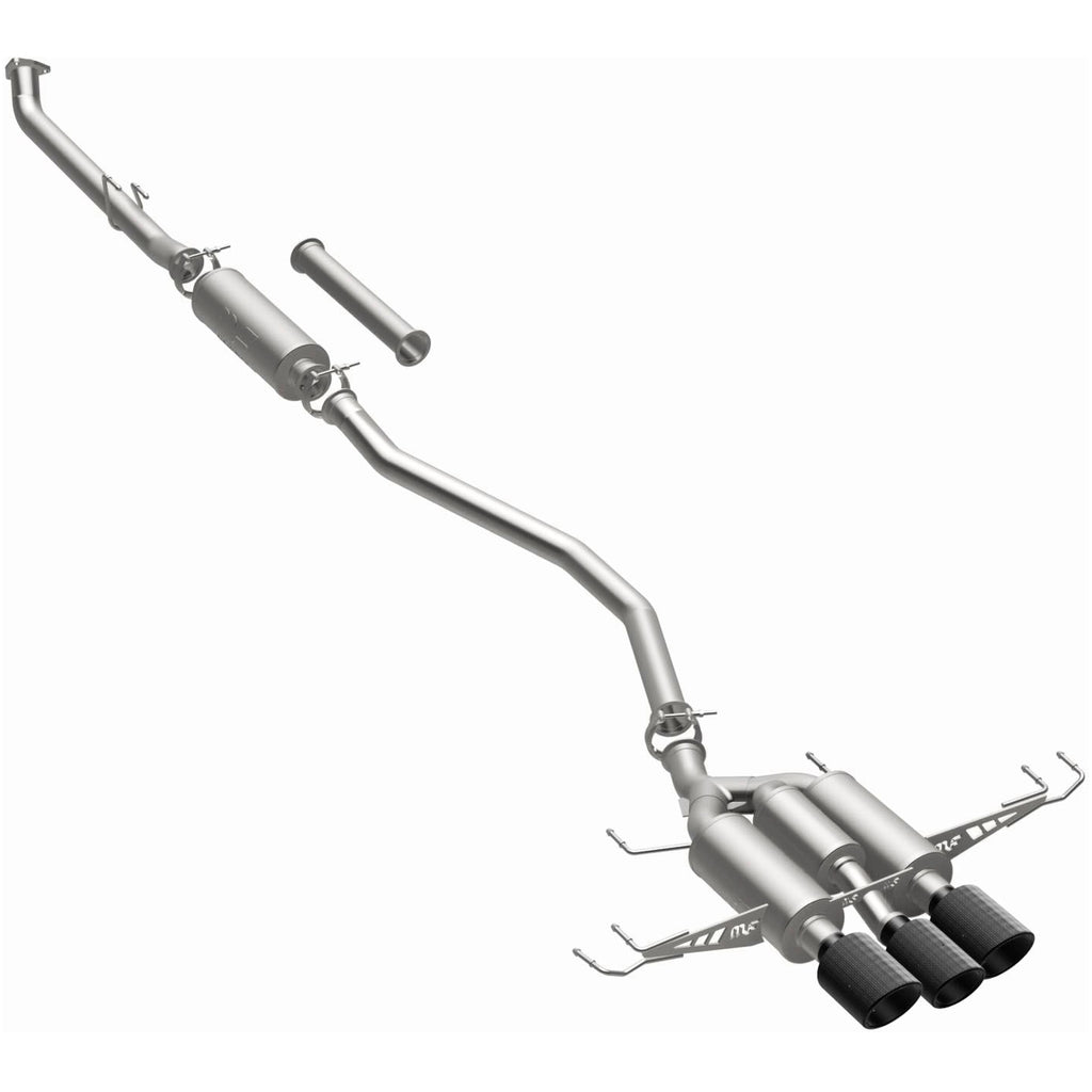 MagnaFlow Exhaust Products 19383 xMOD Series Carbon Fiber Tips Cat-Back System for Select Honda Civic