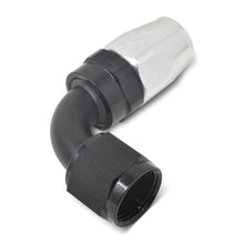 Load image into Gallery viewer, Performance--10-An-BlackSilver-90-Degree-Full-Flow-Hose-End