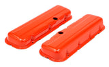 Trans-Dapt 9993 CHEVY 396-502 SHORT ORANGE POWDER COATED VALVE COVERS
