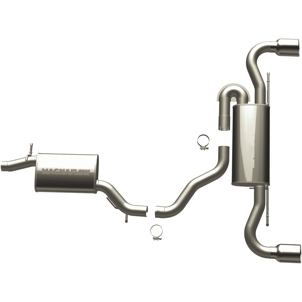 MagnaFlow Exhaust Products 16719 Touring Series Polished Cat-Back System for Select Audi TT Quattro