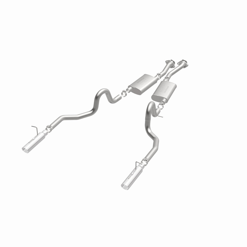 MagnaFlow Exhaust Products 15638 Street Series Polished Cat-Back System for Select Ford Mustang