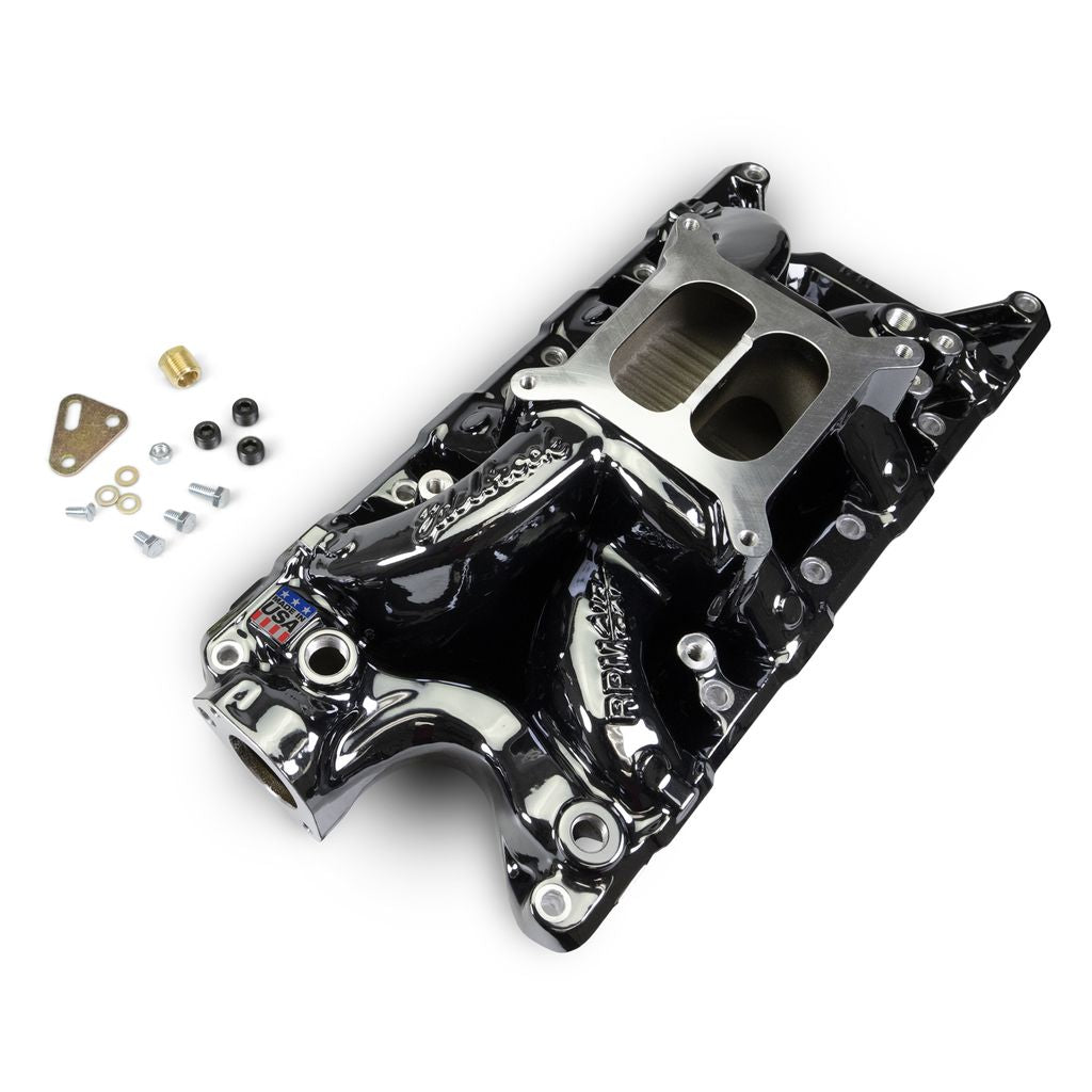 Edelbrock 7521-BP Edelbrock RPM Air-Gap #7521-BP Intake Manifold for Small-Block Ford 302-347 V8