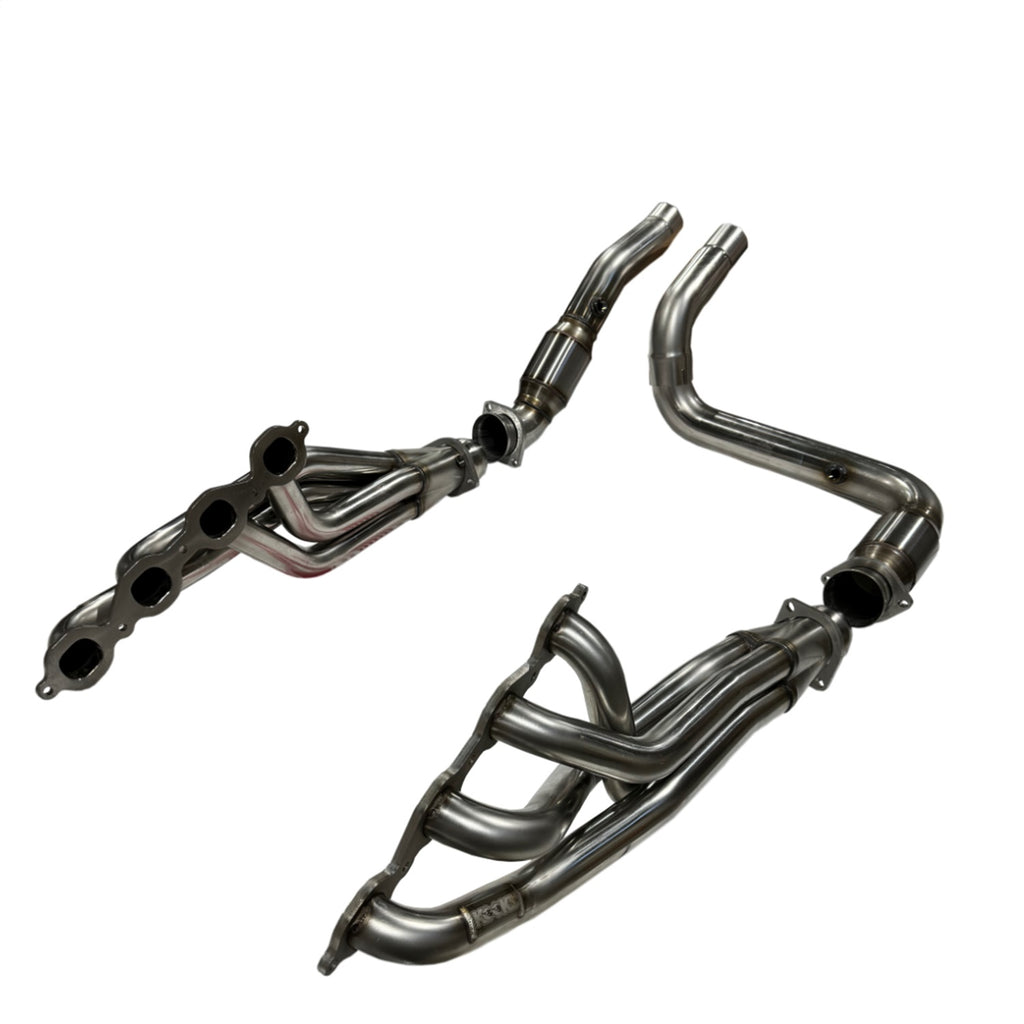 Kooks Custom Headers 2864H430 1-7/8in. Long Tube Header and GREEN Catted Conn. Kit. 23+Cadillac Escalade V. for Select Cadillac Escalade
