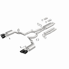 Load image into Gallery viewer, MagnaFlow Exhaust Products 19646 xMOD Series Black Chrome Tips Cat-Back System for Select Ford Mustang