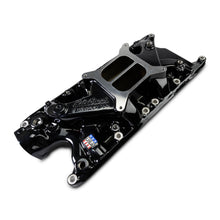 Load image into Gallery viewer, Performer-Intake-Manifold-For-Small-Block-Ford,-Black-Plasma-Finish