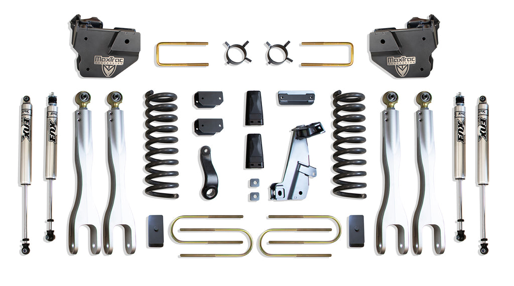 13-18-Ram-3500-4Wd-4In1In-Maxpro-Elite-Coil-Lift-Kit-W4-Link-Arms--Fox-Shocks