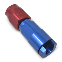 Load image into Gallery viewer, Performance-516In-Sae-Quick-Disc-Female-To--6-Hose-RedBlue-Straight-Degree-Hose-End