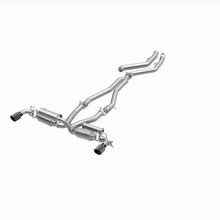 Load image into Gallery viewer, MagnaFlow Exhaust Products 19495 xMOD Series Carbon Fiber Tips Cat-Back System for Select Toyota GR Supra