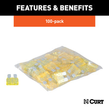 Load image into Gallery viewer, CURT 58460 CURT 58460 Replacement 20-Amp ATC Automotive Fuses; 100-Pack - Truck Part Superstore