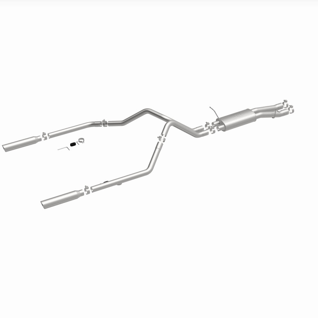 MagnaFlow Exhaust Products 15829 Street Series Polished Cat-Back System for Select Chevrolet Silverado HD, Chevrolet Silverado HD Classic, GMC Sierra HD, GMC Sierra HD Classic