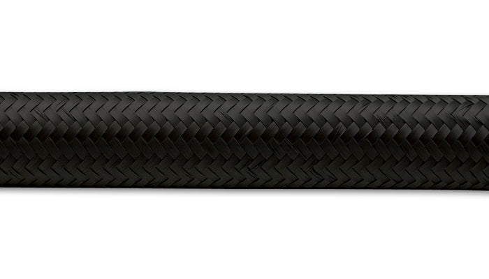 5Ft-Roll-Of-Black-Nylon-Braided-Flex-Hose;-An-Size--4An;-Hose-Id-0.22