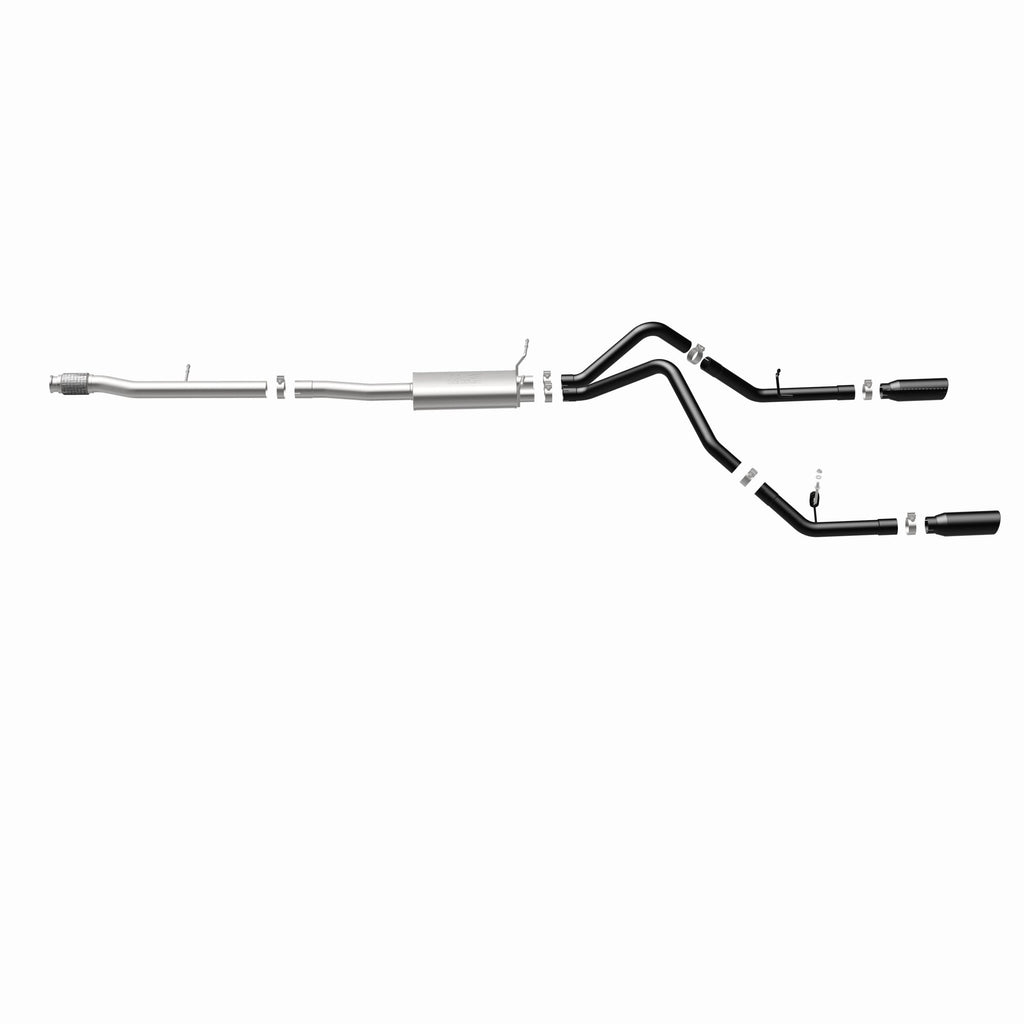 MagnaFlow Exhaust Products 15361 Street Series Black Coated Cat-Back System for Select Chevrolet Silverado 1500, Chevrolet Silverado LD, GMC Sierra 1500, GMC Sierra Limited