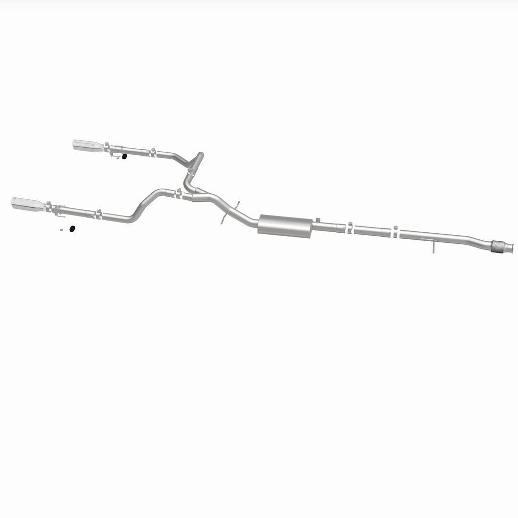 MagnaFlow Exhaust Products 19471 Street Series Polished Cat-Back System for Select Chevrolet Silverado 1500, Chevrolet Silverado LTD, GMC Sierra 1500, GMC Sierra Limited