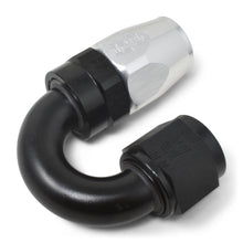 Load image into Gallery viewer, Performance--8-An-BlackSilver-180-Degree-Tight-Radius-Full-Flow-Swivel-Hose-End