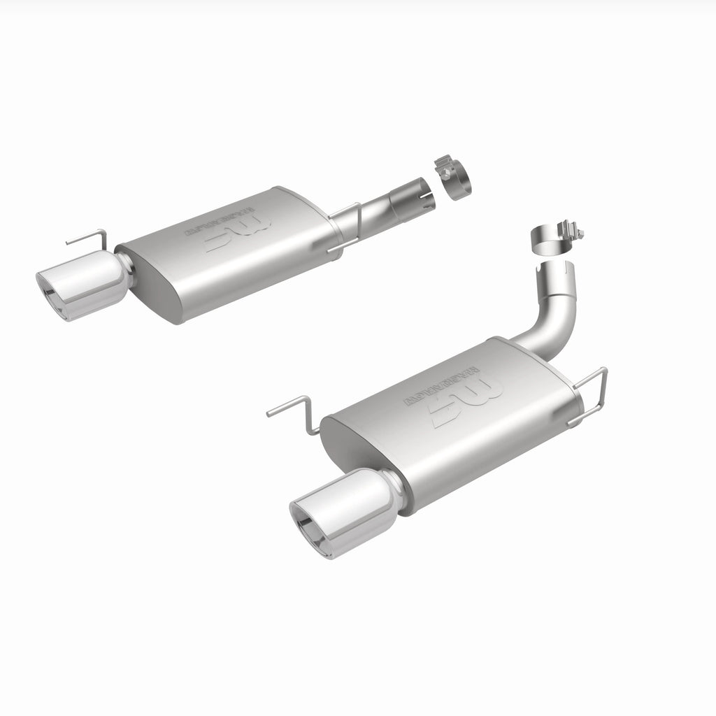 MagnaFlow Exhaust Products 15882 Street Series Polished Axle Back System for Select Ford Mustang