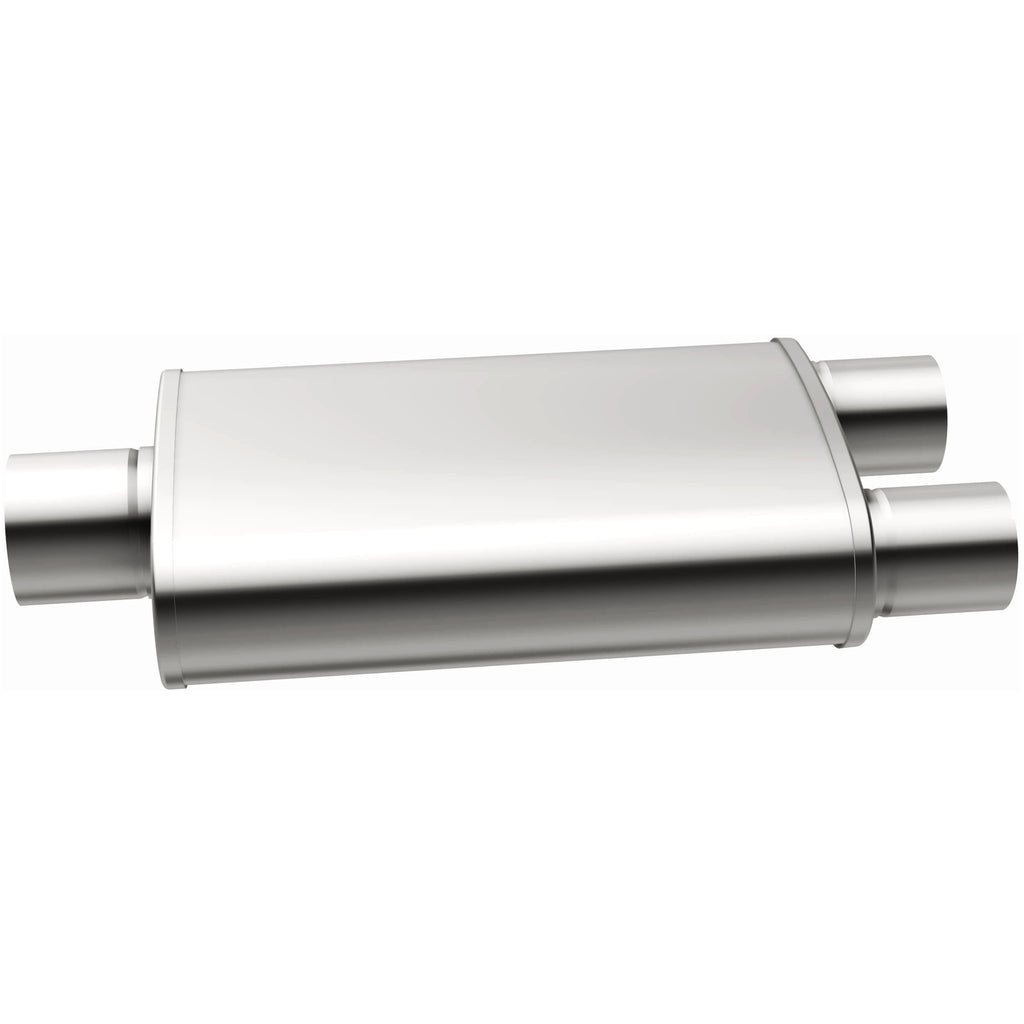 MagnaFlow Exhaust Products 14221 Straight-Through Performance Muffler; 3/2.5in. Center/Dual; 5x14x8 Body