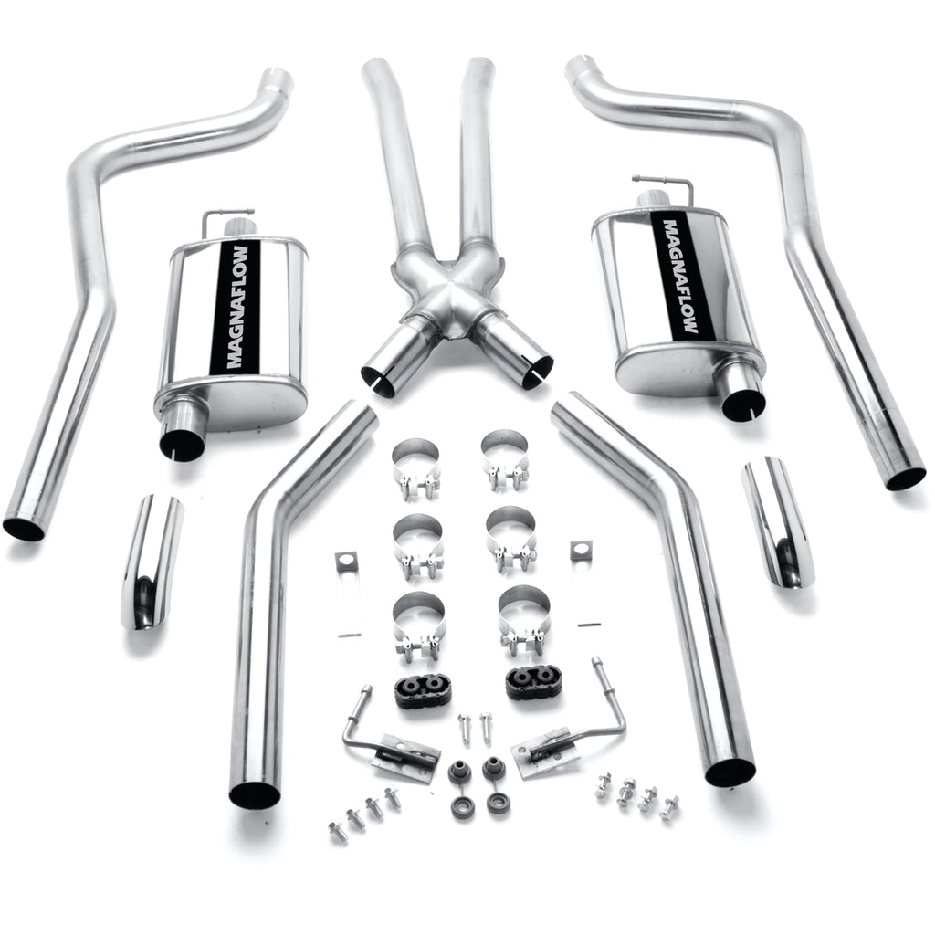 MagnaFlow Exhaust Products 15851 Street Series Polished System for Select Dodge Challenger, Plymouth Barracuda