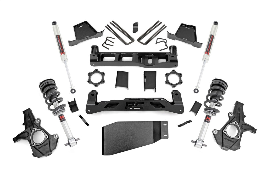 Rough Country 26440 Suspension Lift Kit w/Shocks for Select Chevrolet Silverado 1500, GMC Sierra