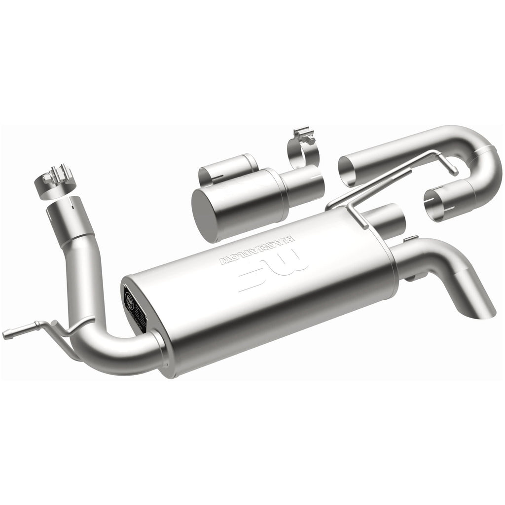 MagnaFlow Exhaust Products 19668 Overland Series Axle Back System for Select Jeep Wrangler, Jeep Wrangler JK