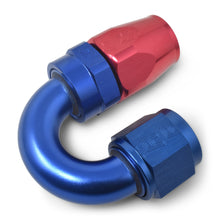 Load image into Gallery viewer, Performance--8-An-RedBlue-180-Degree-Full-Flow-Swivel-Hose-End-(With-34In-Radius)